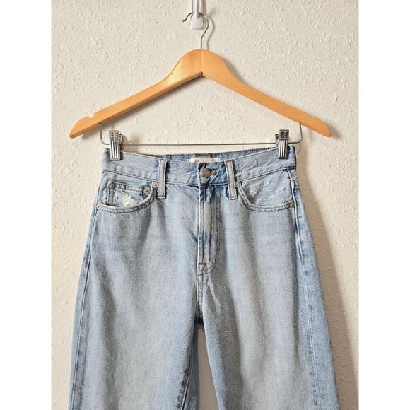 Madewell Light Wash Straight Perfect Vintage Jeans 24 - Picture 5 of 11